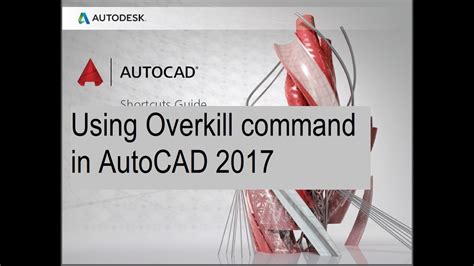 How To Using Overkill Command In AutoCAD 2017 YouTube