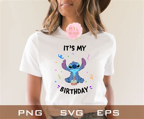 Stitch It S My Birthday Png Birthday Svg Birthday Iron On Png Cut File For Cricut Birthday