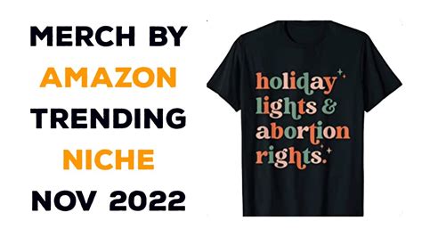 Trending Niches For Merch By Amazon Reproductive Rights Niche Merch By Amazon Trending Niches