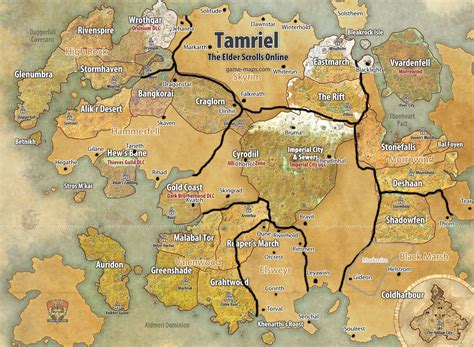 Just What Exactly Is Going On With Eso Map Of Tamriel Elderscrolls