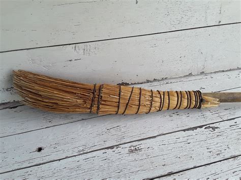 Vintage Handmade Straw Broom Folk Art Broom Fireplace Broom Etsy