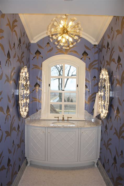 Powder Room Wallpaper Powder Room Wallpaper Home Remodeling Home