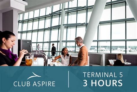 Club Aspire Lounge Terminal 5 Heathrow Airport Deals