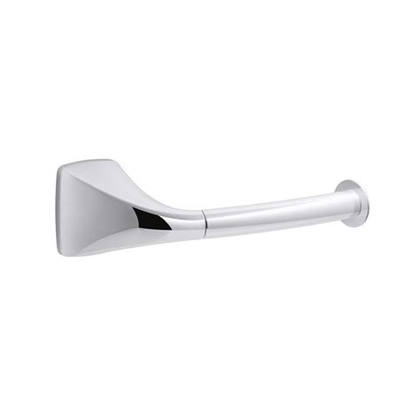 2 roller holders, 2 metal brackets which hold the roller holders to the wall, 4 screws, 4 wall anchors aligning the toilet paper holder on the wall. KOHLER Maxton Polished Chrome Surface Mount Single Post ...