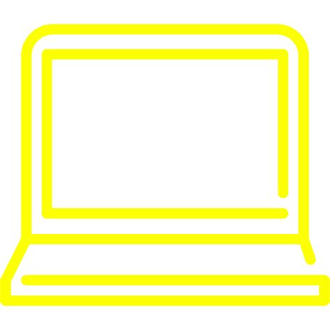 Yellow Laptop 4 Icon Free Yellow Laptop Icons