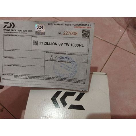 Daiwa Zillion Sv Tw Hl Shopee Malaysia