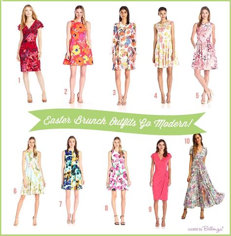 Modern Easter Brunch Outfits In Pretty Florals Easter Brunch Outfit Brunch Outfit Outdoor