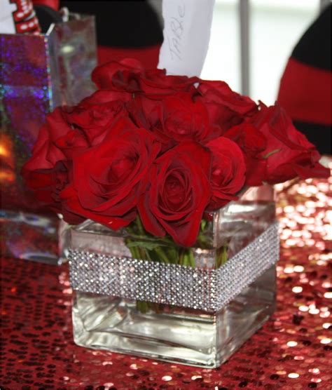 21 best creative quinceanera weddingtopia red roses centerpieces rose centerpieces