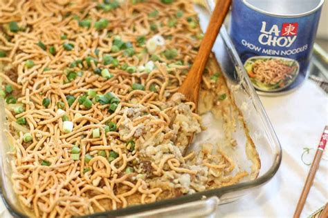 6 oz chow mein noodle ( 170 g ) , hong kong style pan fried noodles, par cooked according to package instructions. Ground Beef Chow Mein Casserole | Recipe | Chow mein ...