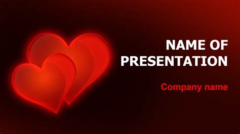 Download Free Valentines Hearts Powerpoint Theme For Presentation My