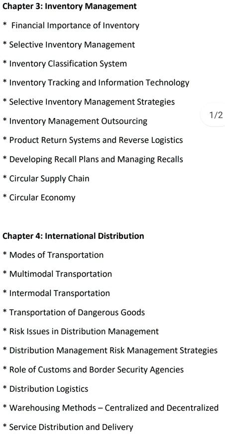 Solved Chapter 3 Inventory Management Financial Importance Of