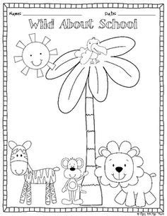 My first day of kindergarten portrait page. First Day Of School Coloring Pages For Kindergarten at ...