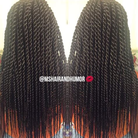 Senegalese Twists With Xpression Hair Braided Root