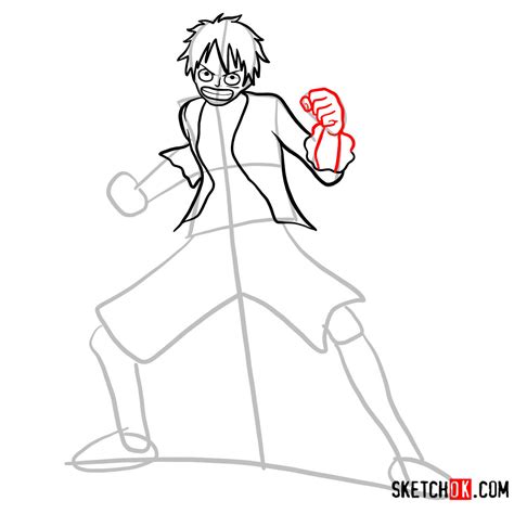 A Step By Step Guide On How To Draw Monkey D Luffy Fu