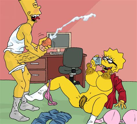 Rule Bart Simpson Breasts Clothes Color Cum Female Femcel Handjob Human Indoors Lisa