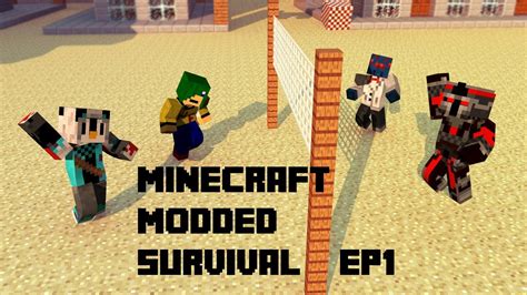 Minecraft Mod Survival Ep1 The Beginning Youtube