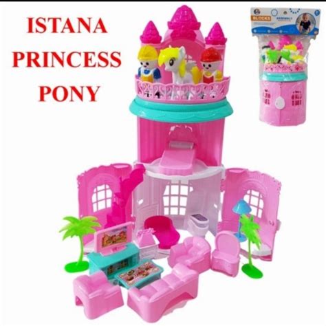 Jual Mainan Edukasi Anak Rumah Rumahan Barbie Megah Lucu Dream Castle