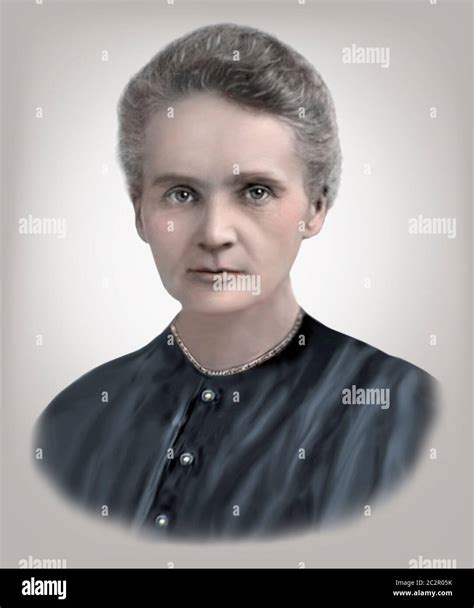 Marie Curie 1867 1934 Polish Born French Physicist Chemist Stock Photo