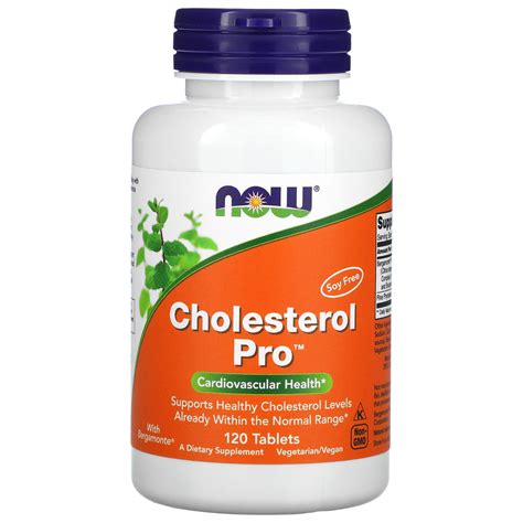 Now Foods Cholesterol Pro, 120 Tablets - Walmart.com - Walmart.com