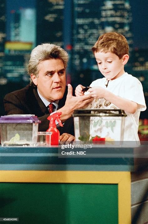 Host Jay Leno During The Kids Show And Tell Segment On November 12