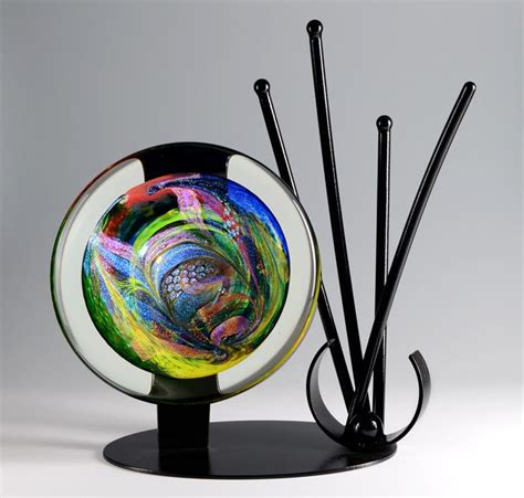 Rollin Karg Biggie Smallz Willow Glass Art Glass Vessel Sculpture