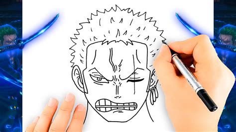 Draw Roronoa Zoro Angry How To Draw Angry Zoro One Piece Youtube