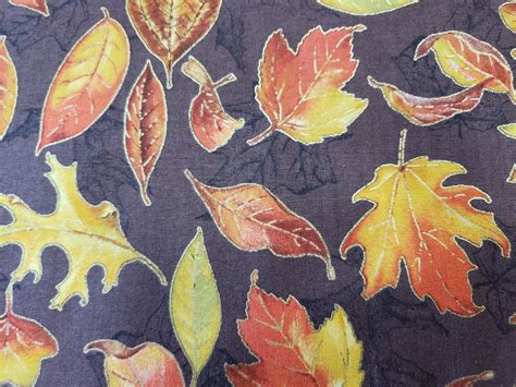 Craft Supplies And Tools Visual Arts Harvest Town Fall Theme Fabric Panel