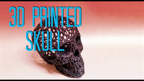 Cool 3d Printed Skull Youtube