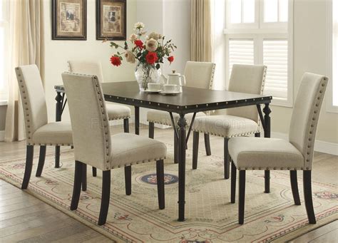 Get inspired for modern sofa corner table design. Mahogany Finish Modern Dinette Set With Beveled Round ...