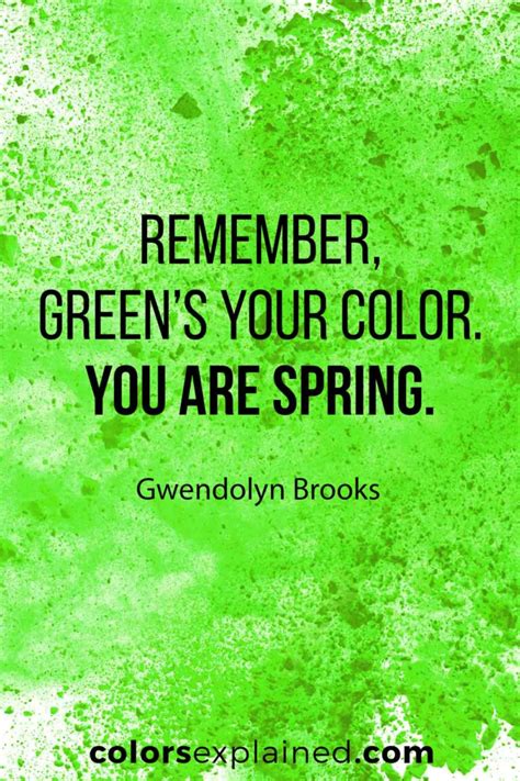 76 Quotes About Green To Inspire You Colors Explained
