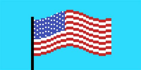 Pixilart American Flag By Tickytickytango