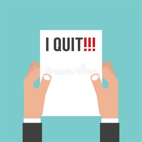 What is a resignation letter, how to write a resignation letter, sample letters, emails, and templates to quit a job, and tips to resign gracefully. Hand Holding Envelope With Text I Quit Job. Resignation Letter Concept Stock Vector ...