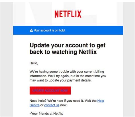 Netflix Scam Warning New Email Con Attemps To Steal Usernames And