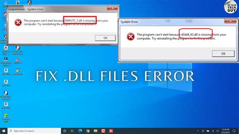 How To Fix Missing Dll Files In Windows Aslinsta