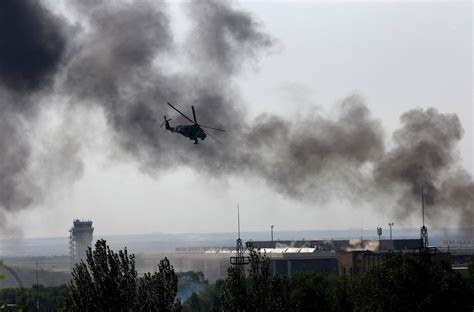 ukraine forces appear to oust rebels from airport in east the new york times