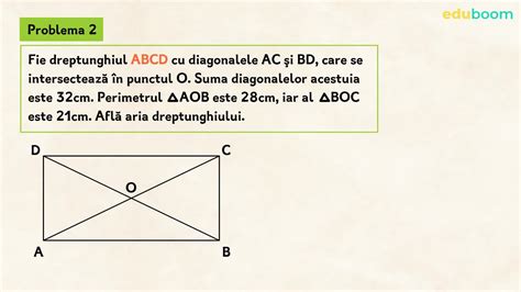 Аria Dreptunghiului și Aria Pătratului Matematica Clasa A 7 A