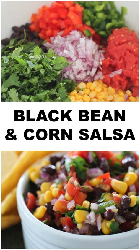 Black Bean and Corn Salsa | Recipe | Fresh salsa recipe, Corn salsa, Salsa recipe