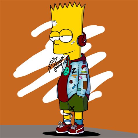 Bart Simpson By Hafshah Uyainah Ubicaciondepersonascdmxgobmx