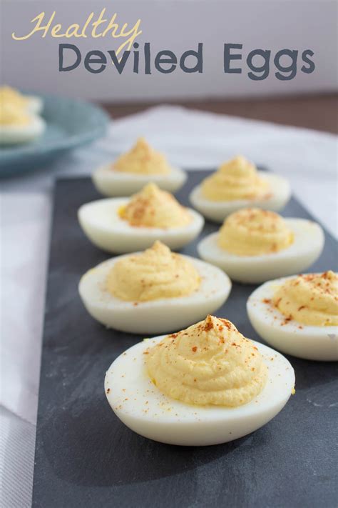 Healthy Deviled Eggs Recipe Party And Picnic Recipe