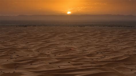 Sahara Desert Sunset 4k Sunset Wallpapers Sunrise Wallpapers Sand