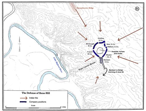 Map Of Little Bighorn Battle World Map