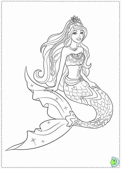 Coloring Realistic Mermaid Pages Adults