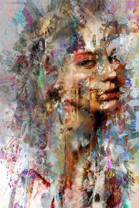 Yossi Kotler Paintings For Sale Artfinder Abstract Portrait
