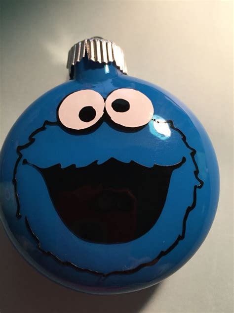Cookie Monster Ornament Muppetscrafting Disney Diy Christmas