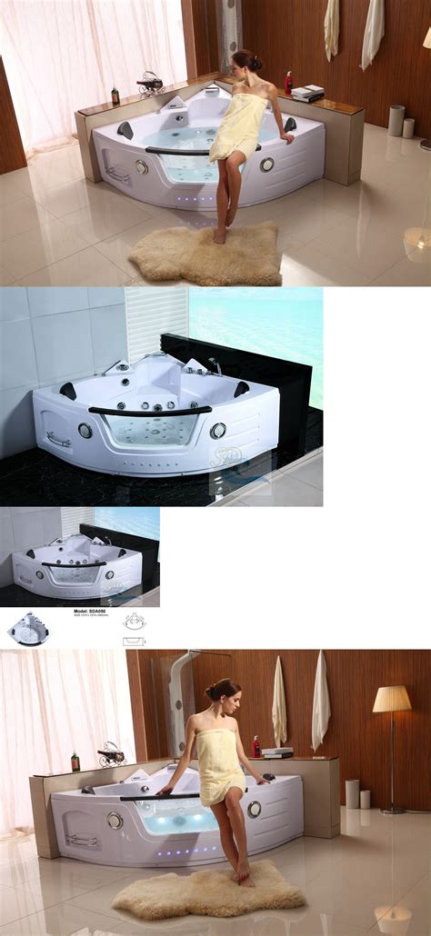 Jacuzzi whirlpool bath tub feature freestanding designs that allow you to set them up wherever you see fit. Bathtubs 42025: New 2 Person Jacuzzi Whirlpool Massage ...