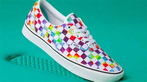 Go Colourful With The Vans Comfycush Tie Dye Checker The Sole
