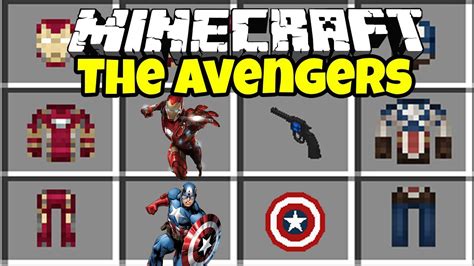 The Avengers Infinity War Mod In Minecraft Youtube