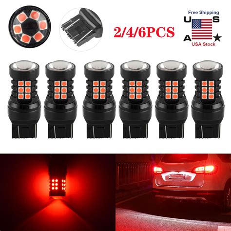 Red Strobe Flashing Blinking LED Lamp For Honda Civic Accord Brake Tail