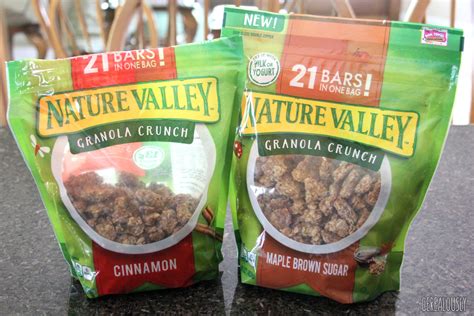 Review Nature Valley Granola Crunch Cinnamon And Maple Brown Sugar