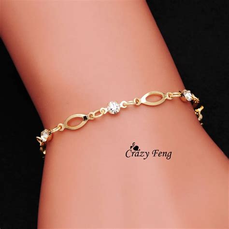 Buy Wholesale Gold Plated Crystal Friendship Bracelets